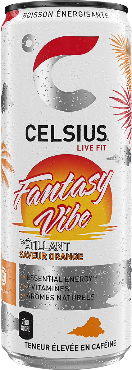 CELSIUS Fantasy Vibe™ Pétillante Can Label